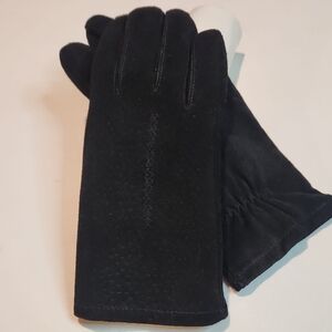 Fowens | Leather / Suede Womens Gloves Sz S